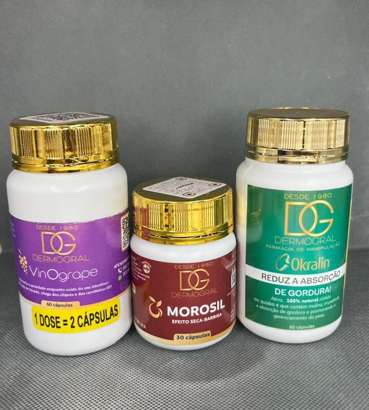 TRIO DA ALEGRIA: Okralin™, Morosil™ e Vinogrape™